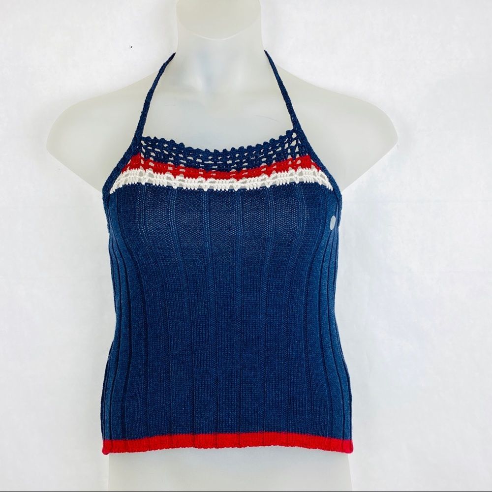 Aeropostale Crochet Knit Halter Top